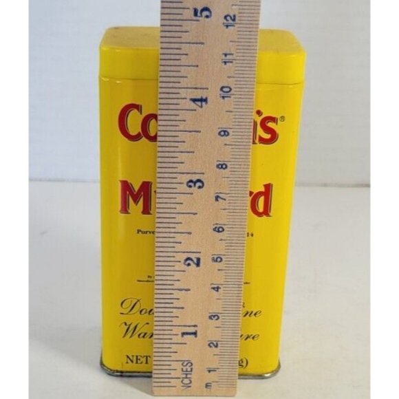 Vintage Coleman's English Mustard Blend Tin with Plastic Lid - Picture 7 of 9